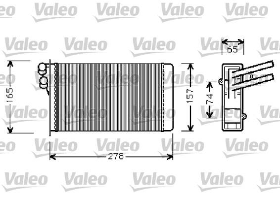 VALEO Fűtőradiátor 812237_VALEO