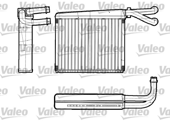 VALEO Fűtőradiátor 812251_VALEO