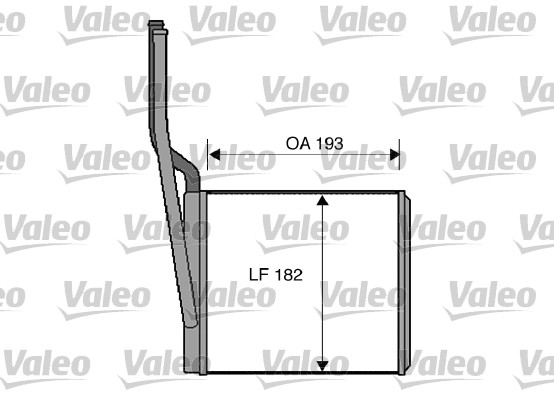 VALEO Fűtőradiátor 812273_VALEO