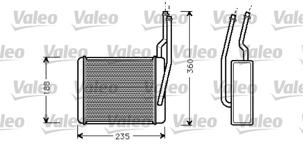 VALEO Fűtőradiátor 812274_VALEO