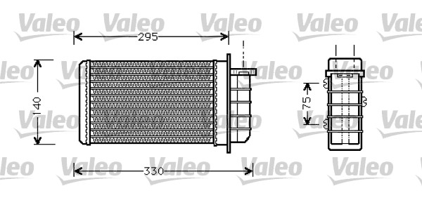 VALEO Fűtőradiátor 812281_VALEO