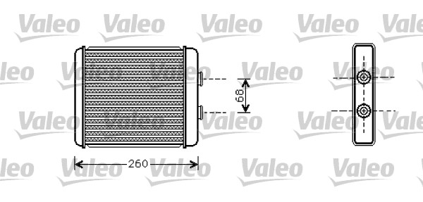 VALEO Fűtőradiátor 812284_VALEO