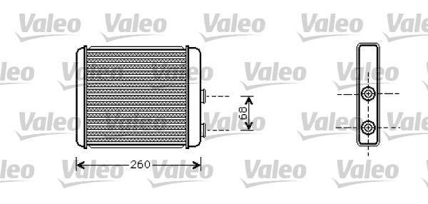 VALEO Fűtőradiátor 812285_VALEO