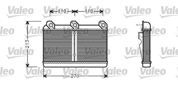 VALEO Fűtőradiátor 812294_VALEO