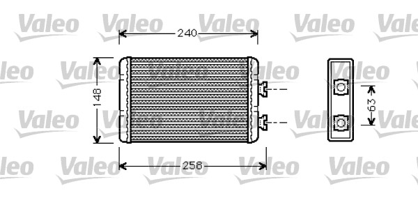 VALEO Fűtőradiátor 812318_VALEO