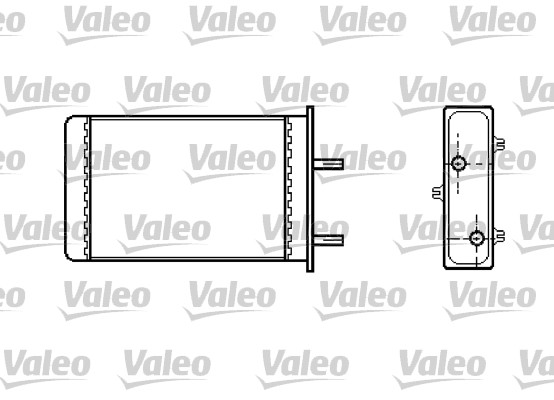 VALEO Fűtőradiátor 812334_VALEO