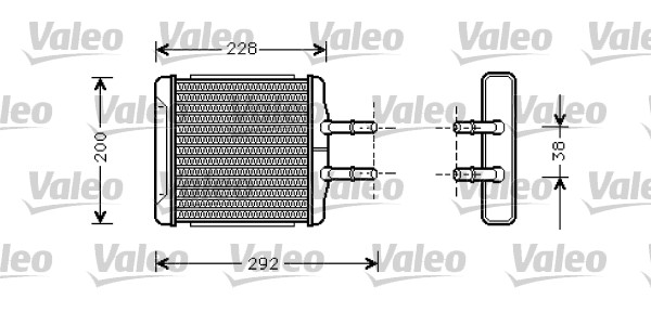 VALEO Fűtőradiátor 812335_VALEO