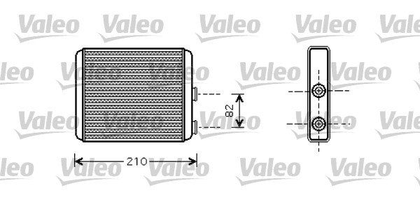 VALEO Fűtőradiátor 812363_VALEO