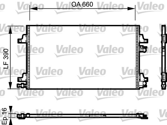 VALEO Klímahűtő 814006_VALEO