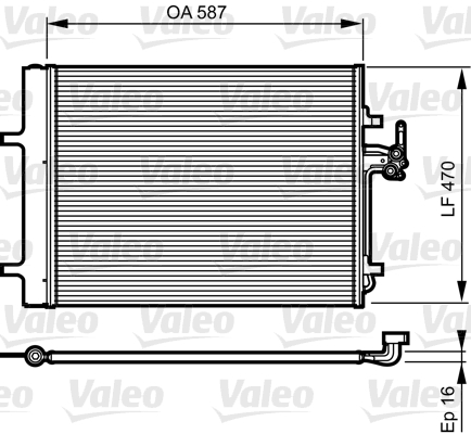 VALEO Klímahűtő 814184_VALEO