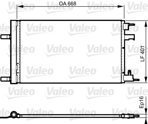 VALEO Klímahűtő 814202_VALEO