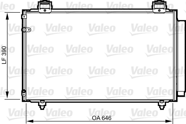 VALEO Klímahűtő 814208_VALEO