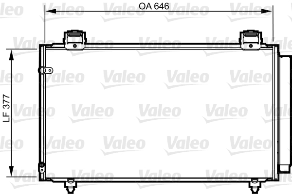 VALEO Klímahűtő 814210_VALEO