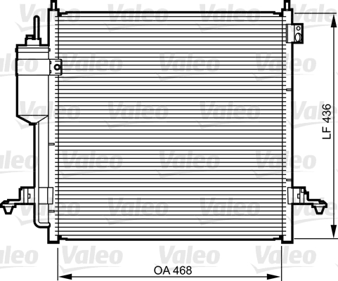 VALEO Klímahűtő 814214_VALEO