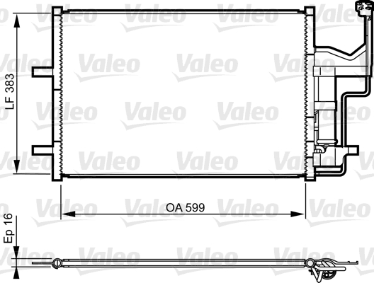 VALEO Klímahűtő 814216_VALEO