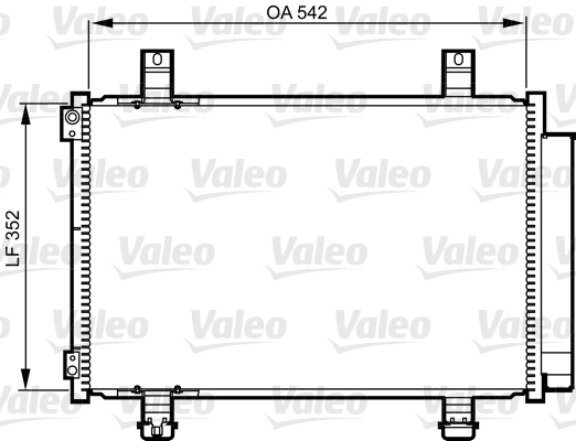 VALEO Klímahűtő 814219_VALEO