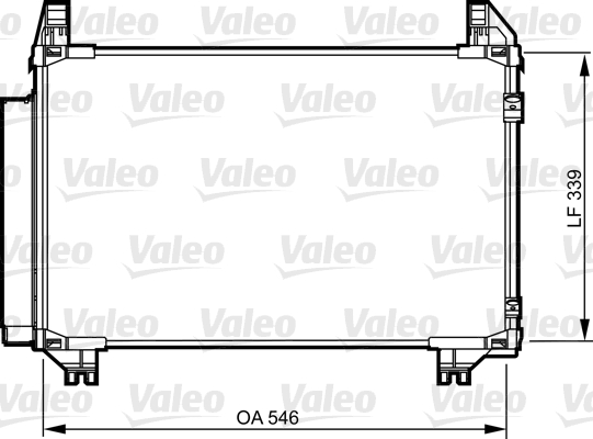 VALEO Klímahűtő 814233_VALEO