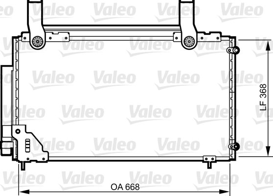 VALEO Klímahűtő 814267_VALEO