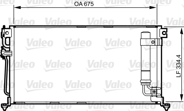 VALEO Klímahűtő 814273_VALEO