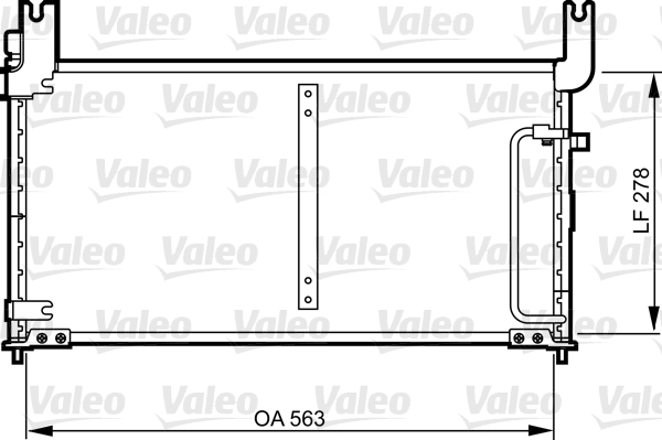 VALEO Klímahűtő 814305_VALEO