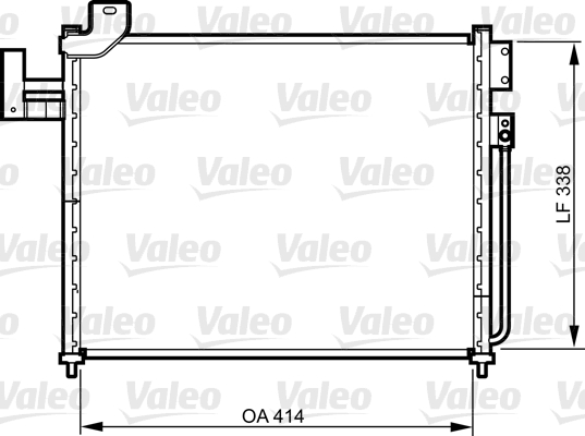 VALEO Klímahűtő 814316_VALEO