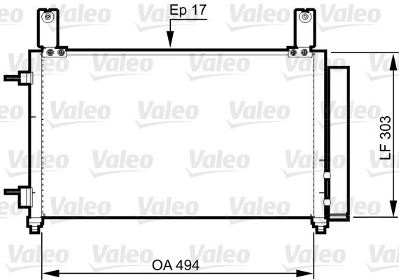 VALEO Klímahűtő 814358_VALEO