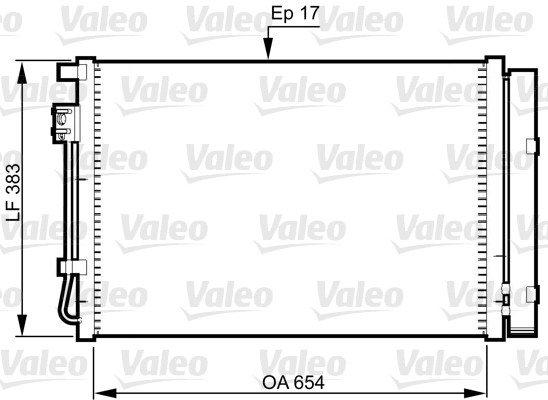 VALEO Klímahűtő 814362_VALEO