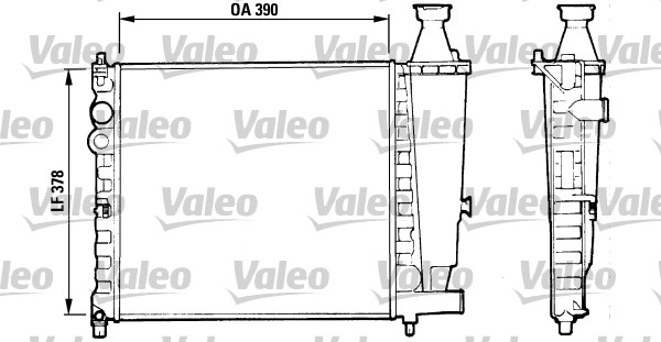 VALEO Vízhűtő TA518_VALEO