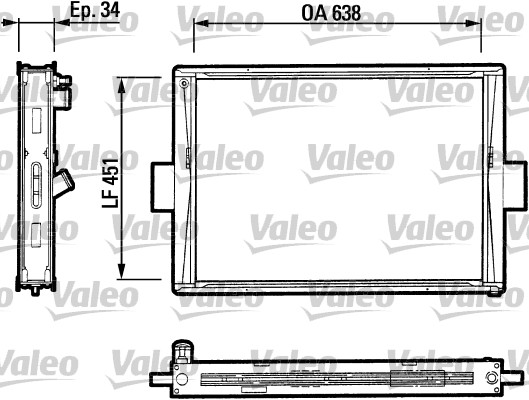 VALEO Vízhűtő 816647_VALEO