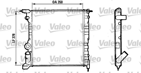 VALEO Vízhűtő TA512_VALEO