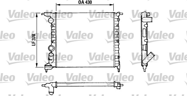 VALEO Vízhűtő RM1164_VALEO