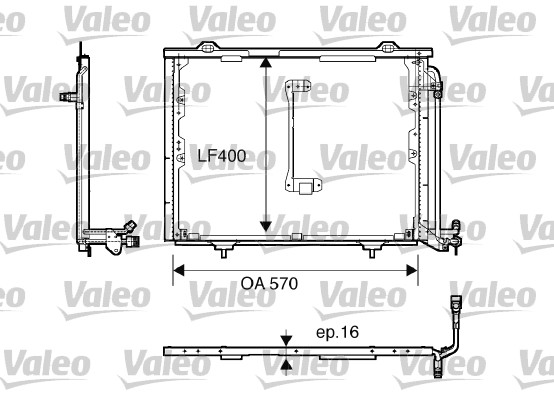 VALEO Klímahűtő T867R_VALEO