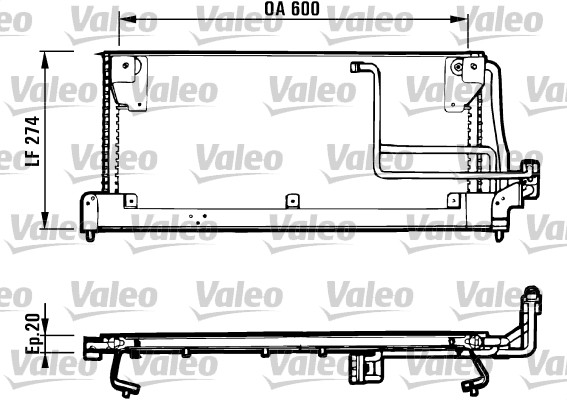 VALEO Klímahűtő T871R_VALEO