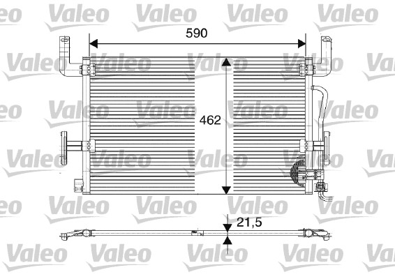 VALEO Klímahűtő 854309V_VALEO