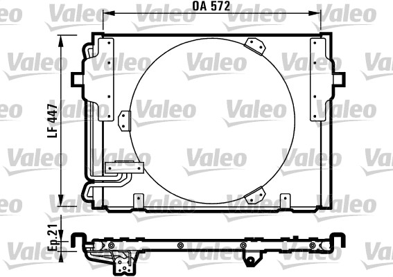 VALEO Klímahűtő T939R_VALEO