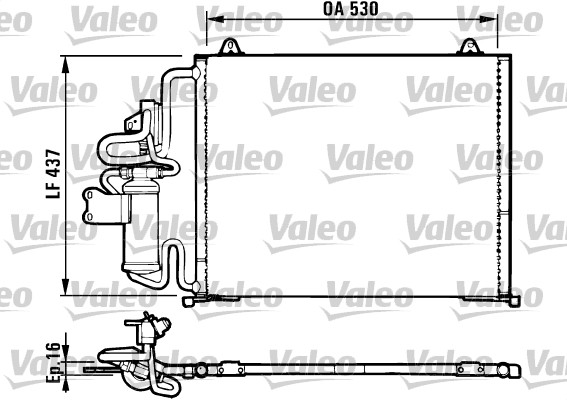 VALEO Klímahűtő T940R_VALEO