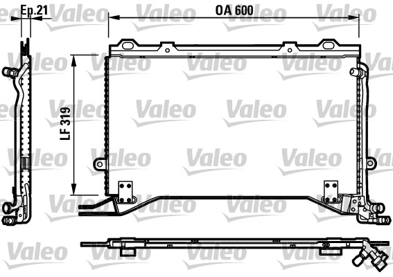 VALEO Klímahűtő T984R_VALEO