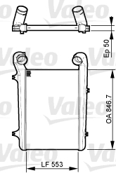 VALEO Töltőlevegő hűtő 817369_VALEO