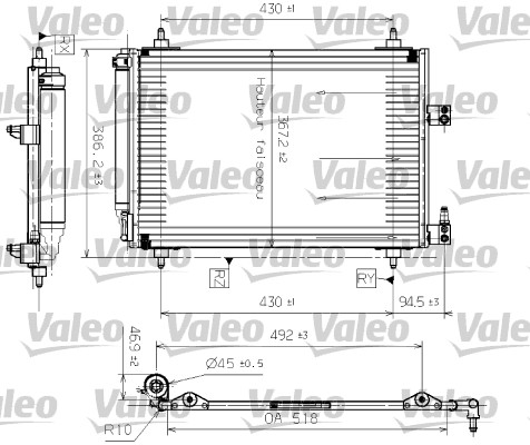 VALEO Klímahűtő CA1269_VALEO