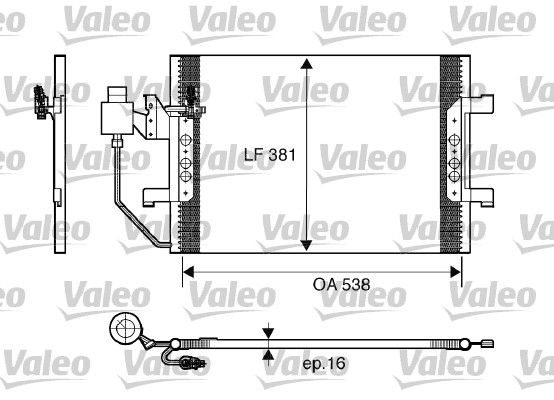 VALEO Klímahűtő 817504_VALEO