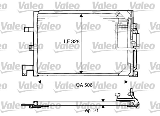 VALEO Klímahűtő 817507_VALEO