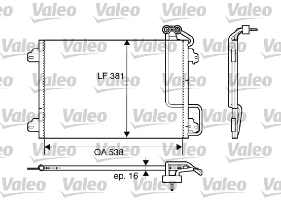 VALEO Klímahűtő 817509_VALEO