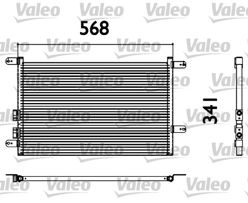 VALEO Klímahűtő 817527_VALEO