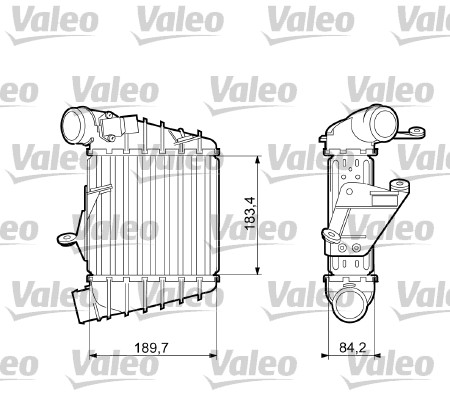 VALEO Töltőlevegő hűtő 817556_VALEO