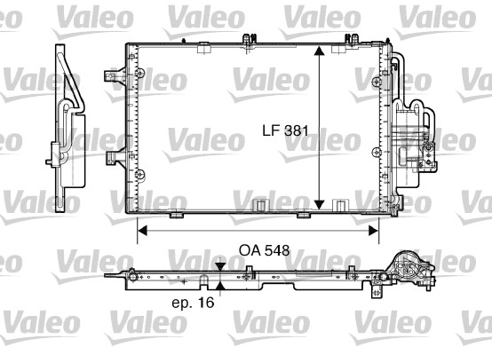 VALEO Klímahűtő 817609_VALEO