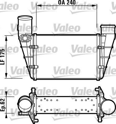 VALEO Töltőlevegő hűtő 817625_VALEO