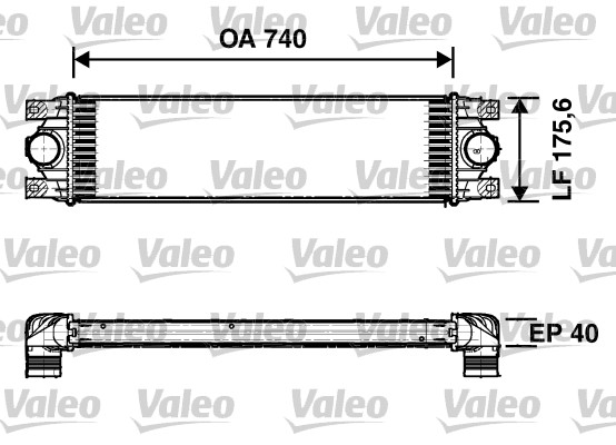 VALEO Töltőlevegő hűtő 817637_VALEO