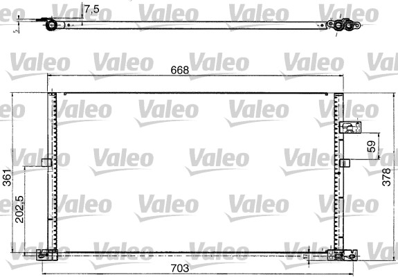 VALEO Klímahűtő 817657_VALEO