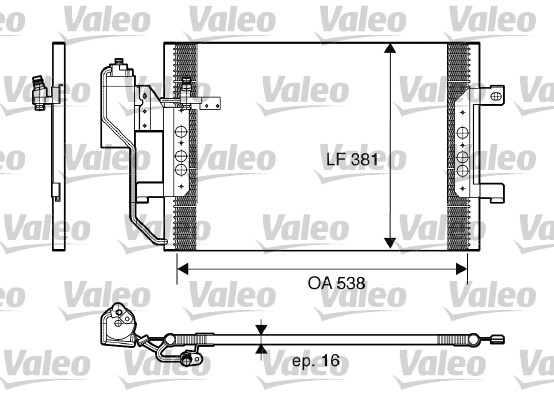 VALEO Klímahűtő 817659_VALEO