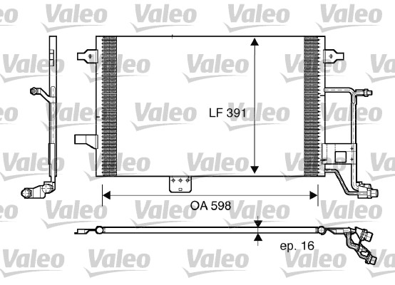 VALEO Klímahűtő 817665_VALEO